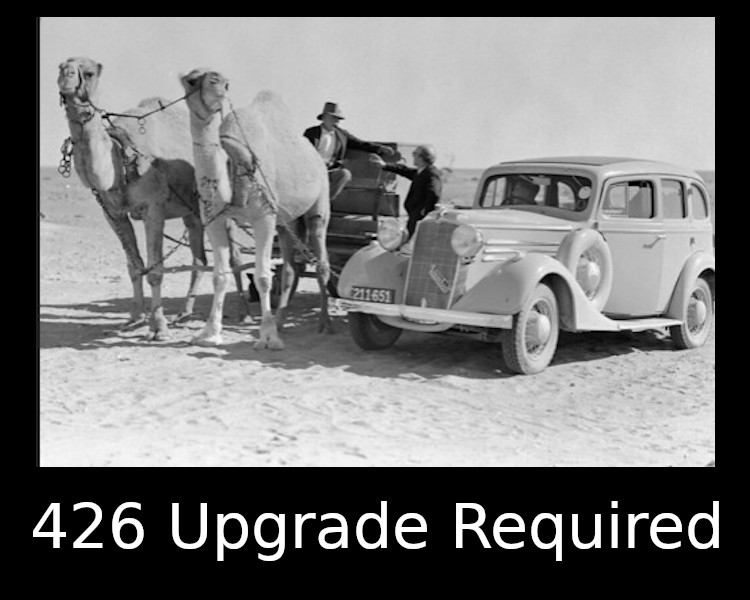 426 Upgrade Required
