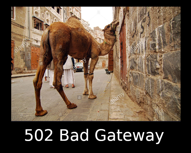 502 Bad Gateway