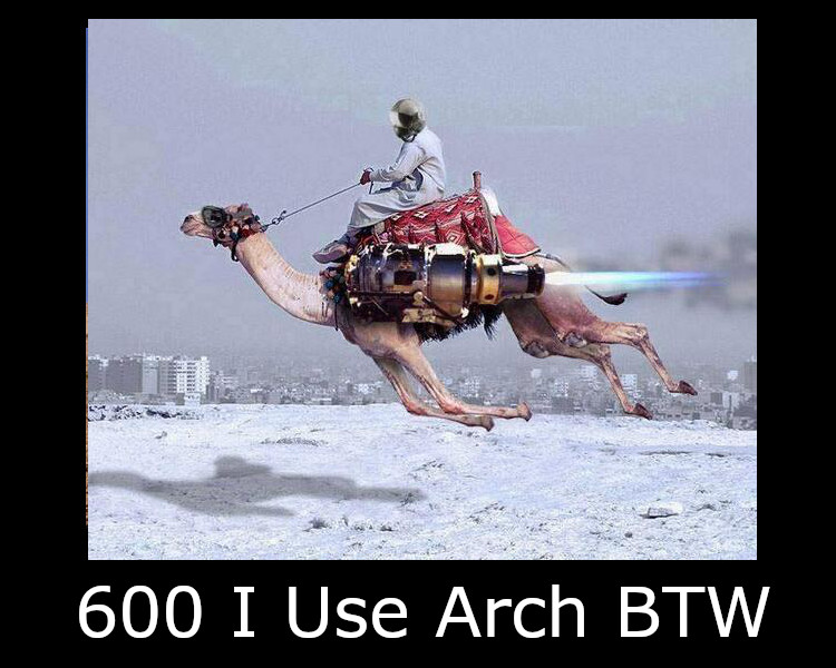 600 I Use Arch BTW